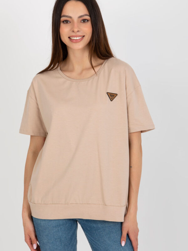 Bluzka Model RV-BZ-8826.22 Beige - Relevance