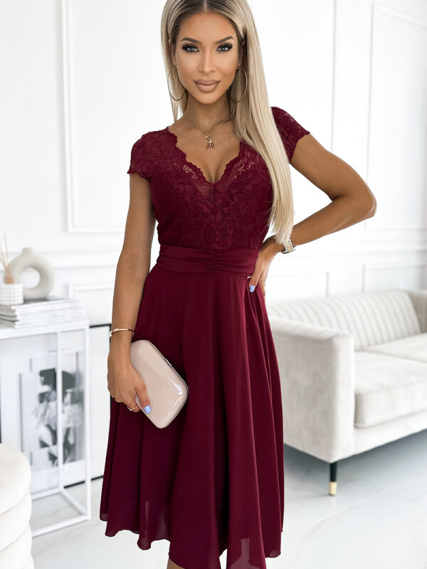 Sukienka Model Linda 381-5 Bordo - Numoco