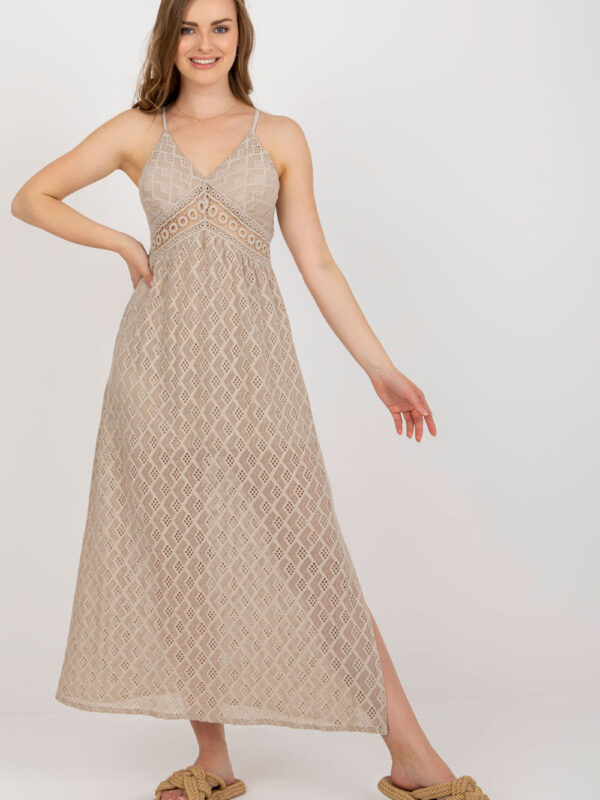 Sukienka Model TW-SK-BI-8676.22 Beige - Och Bella