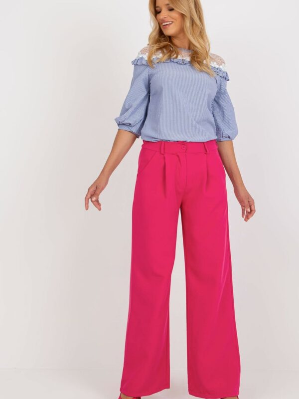 Spodnie Damskie Model DHJ-SP-15679-1.30X Dark Pink - Italy Moda