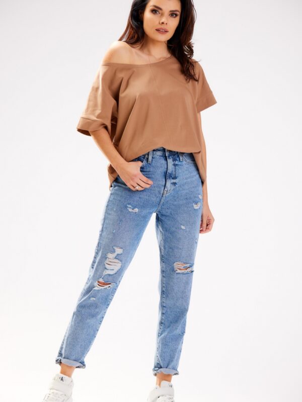 Bluzka Model M254 Beige - Infinite You