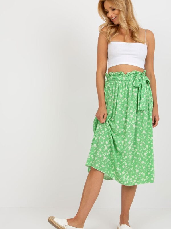 Spódnica Model WN-SD-660-1.20 Light Green - Rue Paris