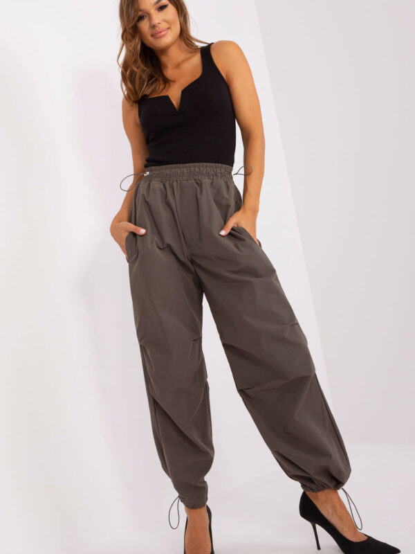Spodnie Damskie Model TW-SP-OB056.86P Khaki - Och Bella