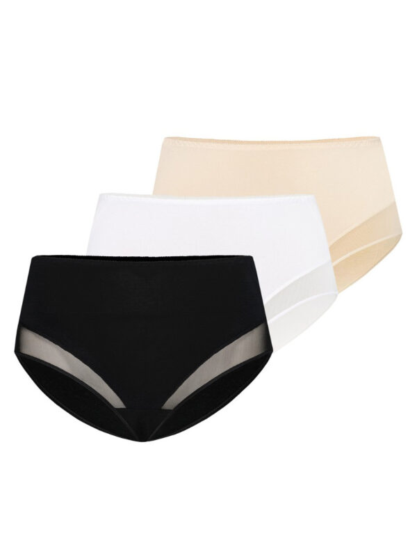 Figi Komplet figi Model Filly 1123-3 Black/White/Beige - Teyli