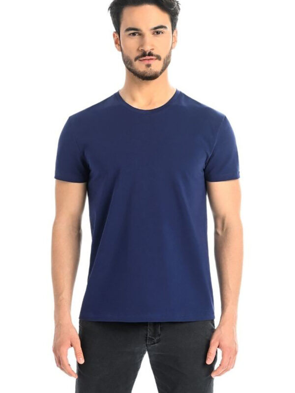 T-shirt Męski Model Luca 1502 Blue - Teyli
