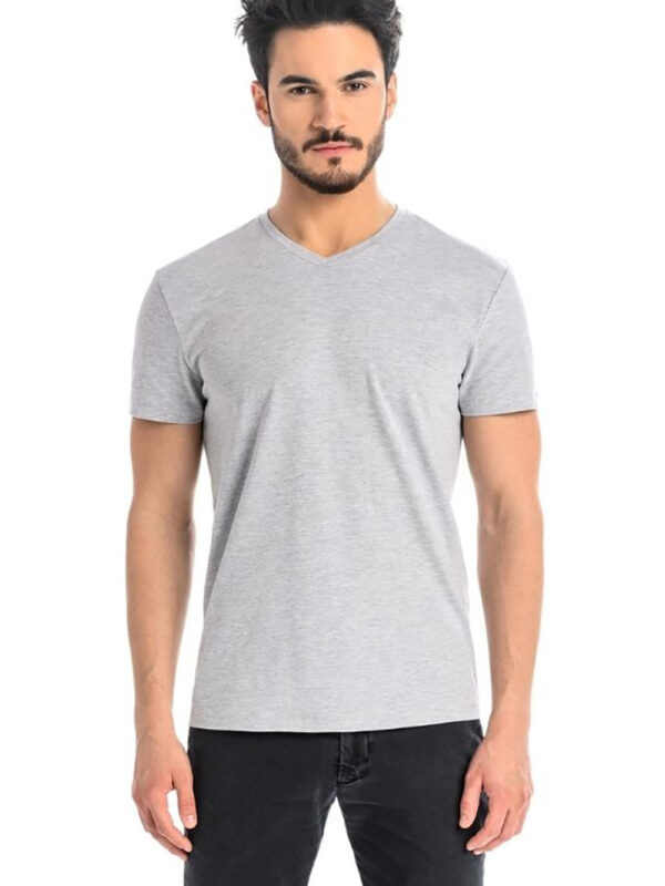 T-shirt Męski Model Dany V 1503 Grey - Teyli