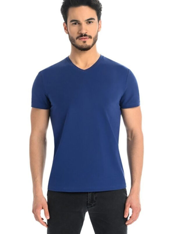 T-shirt Męski Model Dany V 1503 Jeans - Teyli