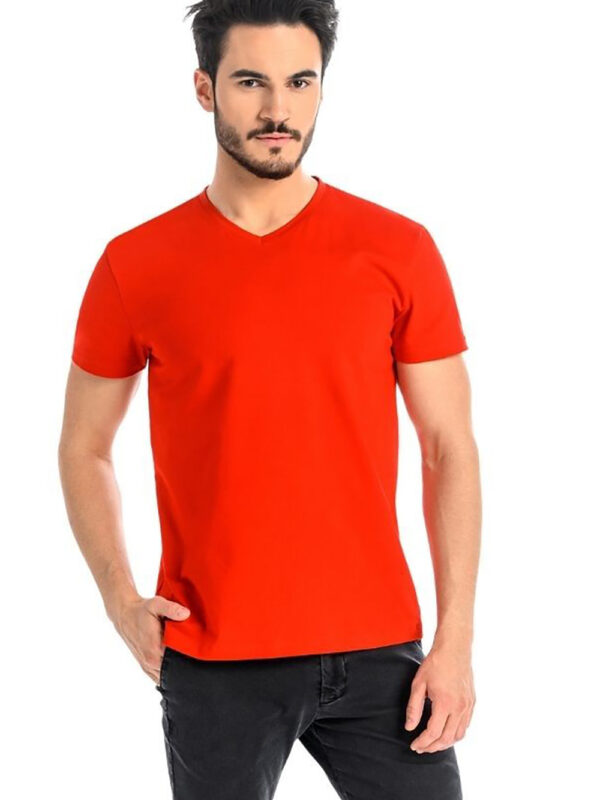 T-shirt Męski Model Dany V 1503 Red - Teyli