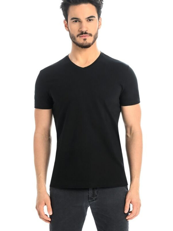 T-shirt Męski Model Dany V 1503 Black - Teyli