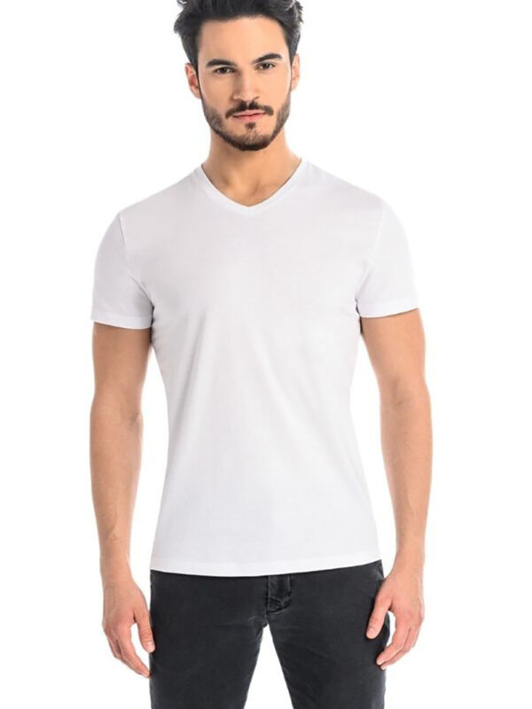 T-shirt Męski Model Dany V 1503 White - Teyli