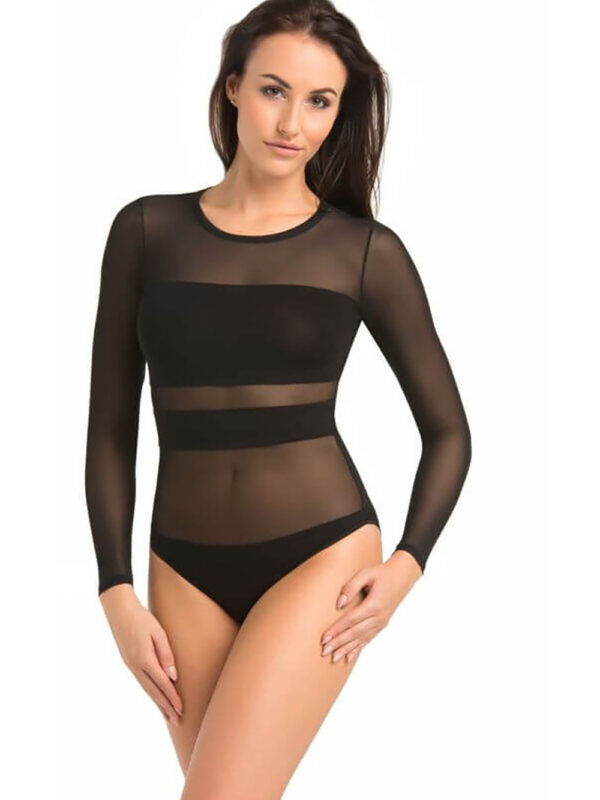 Body Model Stripy 2405 Black - Teyli