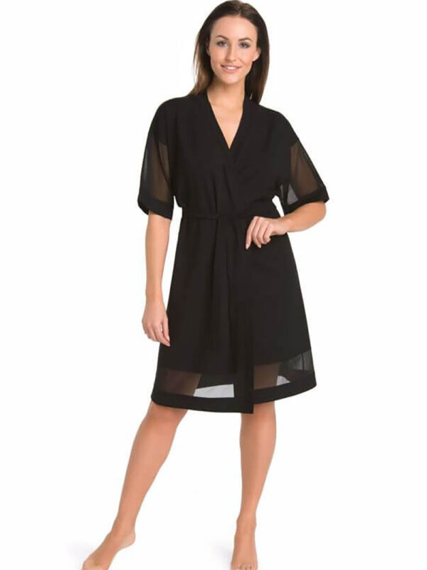 Szlafrok Damski Model Betti 2903 Black - Teyli
