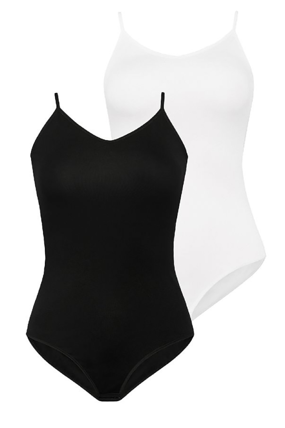 Gorsety, body, pasy Komplet body Model Classico 2402-2 Black/White - Teyli