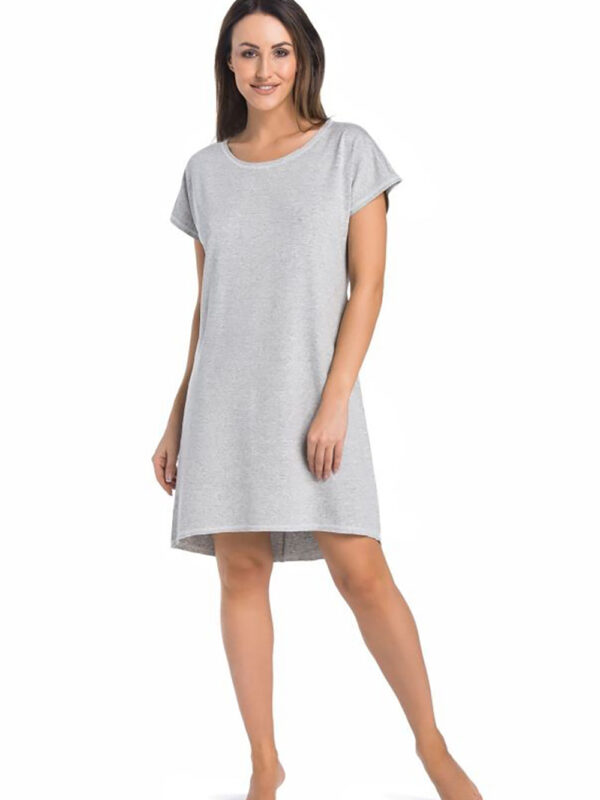 Koszulka nocna Koszula Nocna Model Luzi 2810 Grey - Teyli