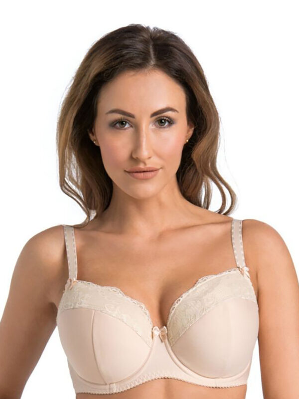 Biustonosz push up Biustonosz Usztywniany Model Marte 202 Beige - Teyli