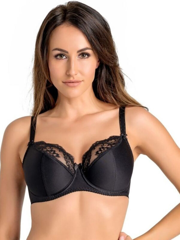 Biustonosz Soft Biustonosz Semi-soft Model Estel 204 Black - Teyli