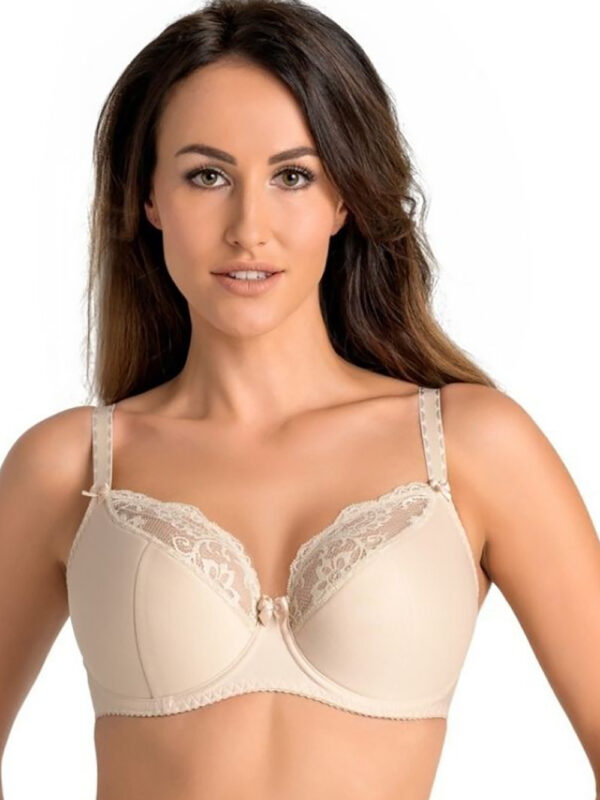 Biustonosz Soft Biustonosz Semi-soft Model Estel 204 Beige - Teyli