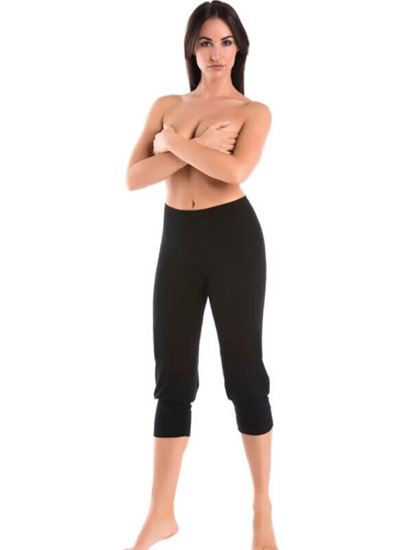 Legginsy Model Comforto 3/4 2206 Black - Teyli
