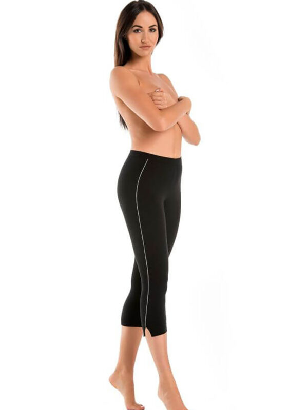 Legginsy Model Athletico 3/4 2204 Black - Teyli