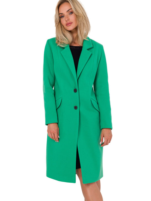 Płaszcz Damski Model MOE758 Green - Moe