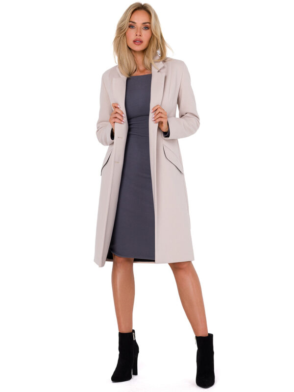 Płaszcz Damski Model MOE758 Beige - Moe