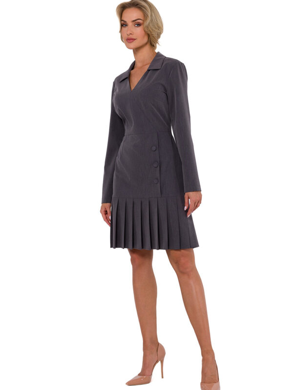 Sukienka Model MOE752 Dark Grey - Moe