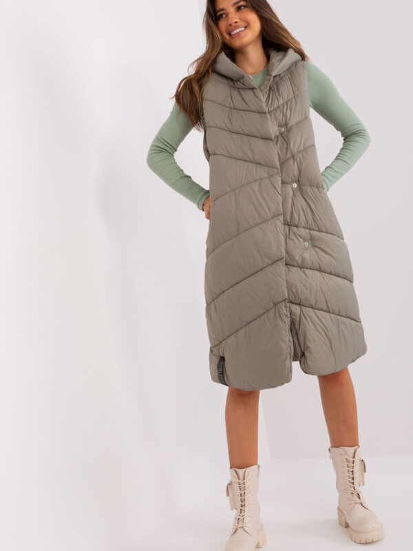 Kamizelka Model D50045X80115A3 Khaki - Sublevel