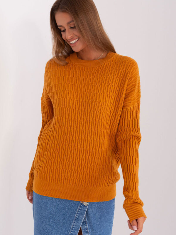 Sweter Damski Model AT-SW-2338.14P Light Orange - AT