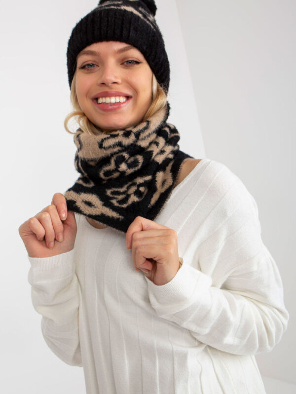 Komin Model AT-KM-CM-331.87 Black/Beige - AT