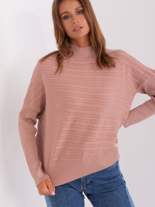 Sweter Damski Model AT-SW-2368.36X Dark Pink - AT