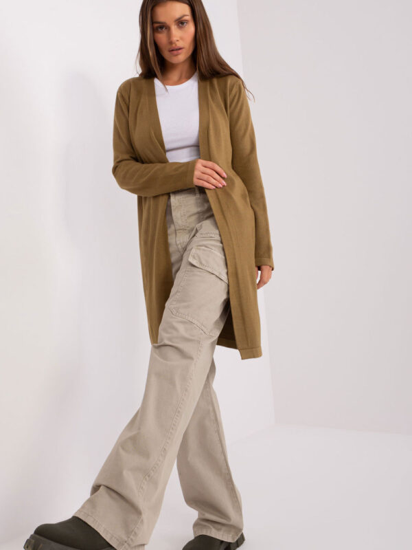 Sweter Kardigan Model AT-SW-2333.31X Oliwka - AT