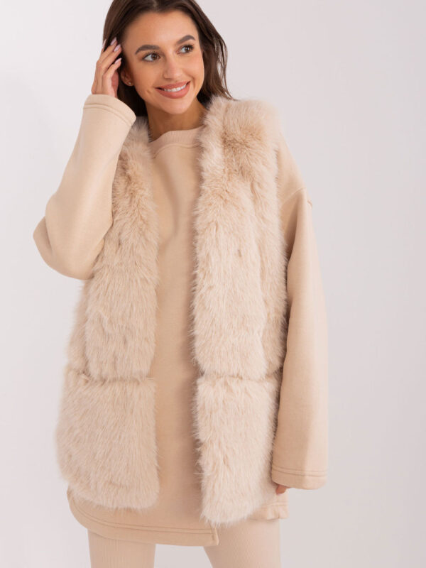 Kamizelka Model AT-KZ-2368.00P Beige - AT