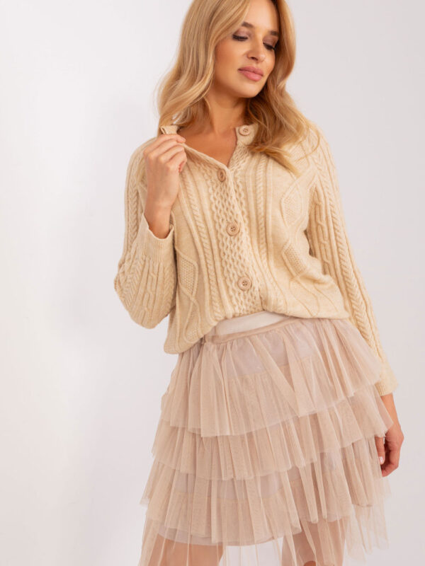 Sweter Damski Model AT-SW-2346-2.99P Beige - AT
