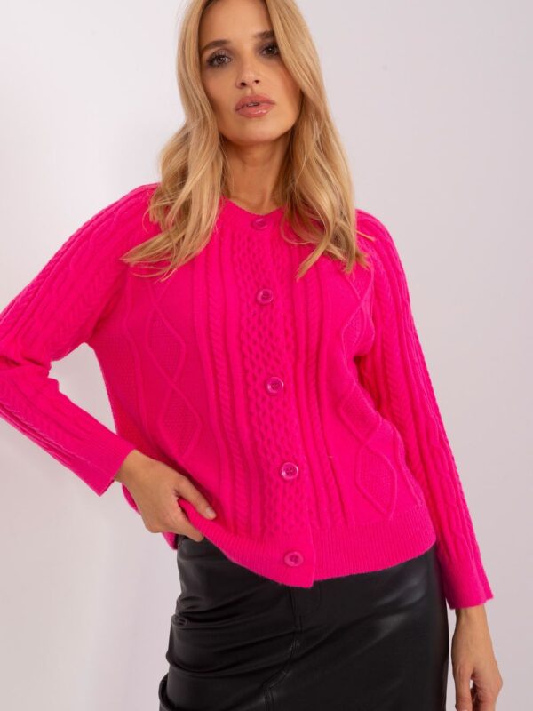 Sweter Damski Model AT-SW-2346-2.99P Dark Pink - AT