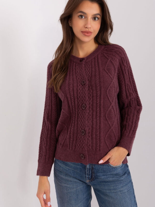 Sweter Damski Model AT-SW-2346-2.99P Dark Violet - AT