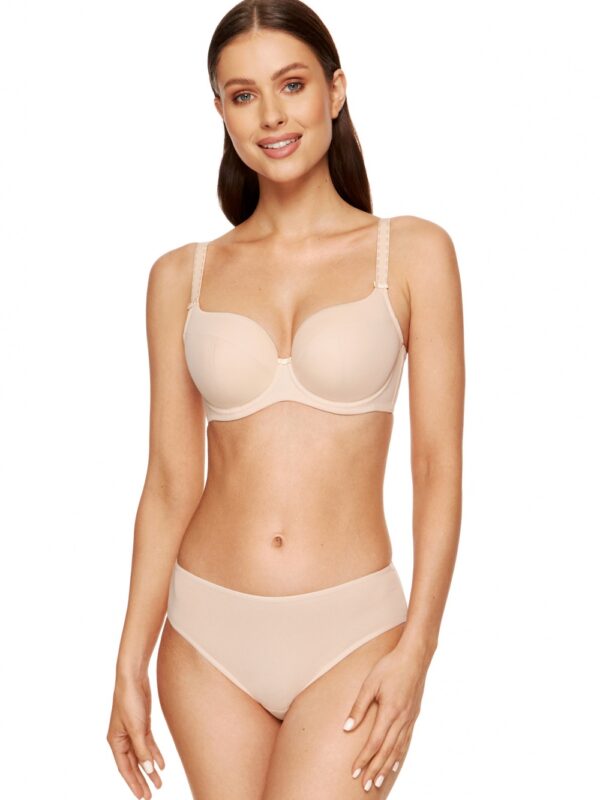 Biustonosz push up Biustonosz Usztywniany Model Anna B4 Beige - Gorteks