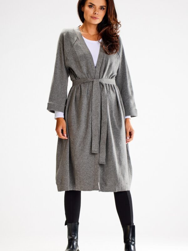 Sweter Kardigan Model A617 Grey - awama